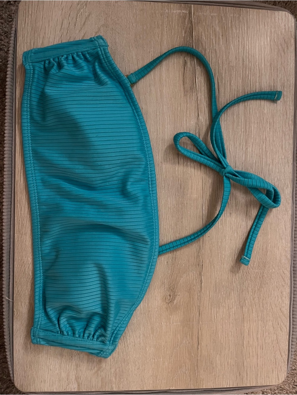 Turquoise Bikini Top - Picture 2 of 7